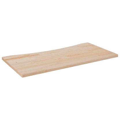 Piano Scrivania 100x60x2,5 cm in Legno Massello di Pino