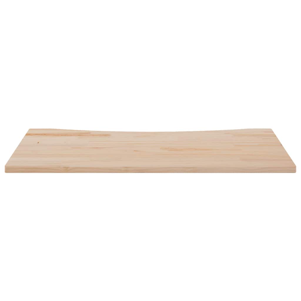 Piano Scrivania 100x60x2,5 cm in Legno Massello di Pino