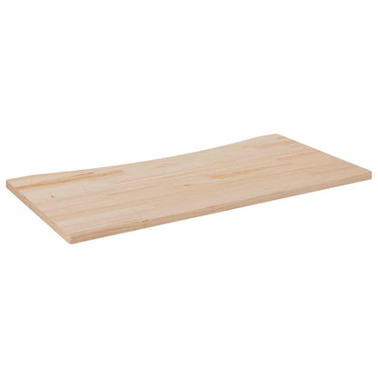 Piano Scrivania 110x60x2,5 cm in Legno Massello di Pino