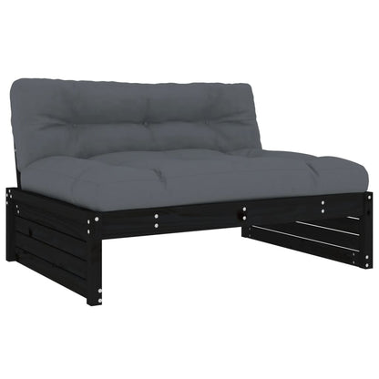 Divano Centrale 120x80 cm in Legno Massello di Pino Nero
