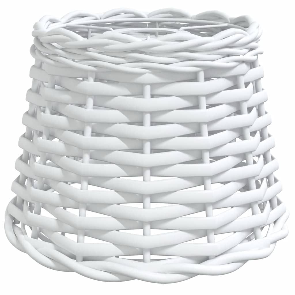 Paralume da Soffitto Bianco Ã˜20x15 cm in Vimini