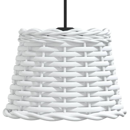 Paralume da Soffitto Bianco Ã˜20x15 cm in Vimini