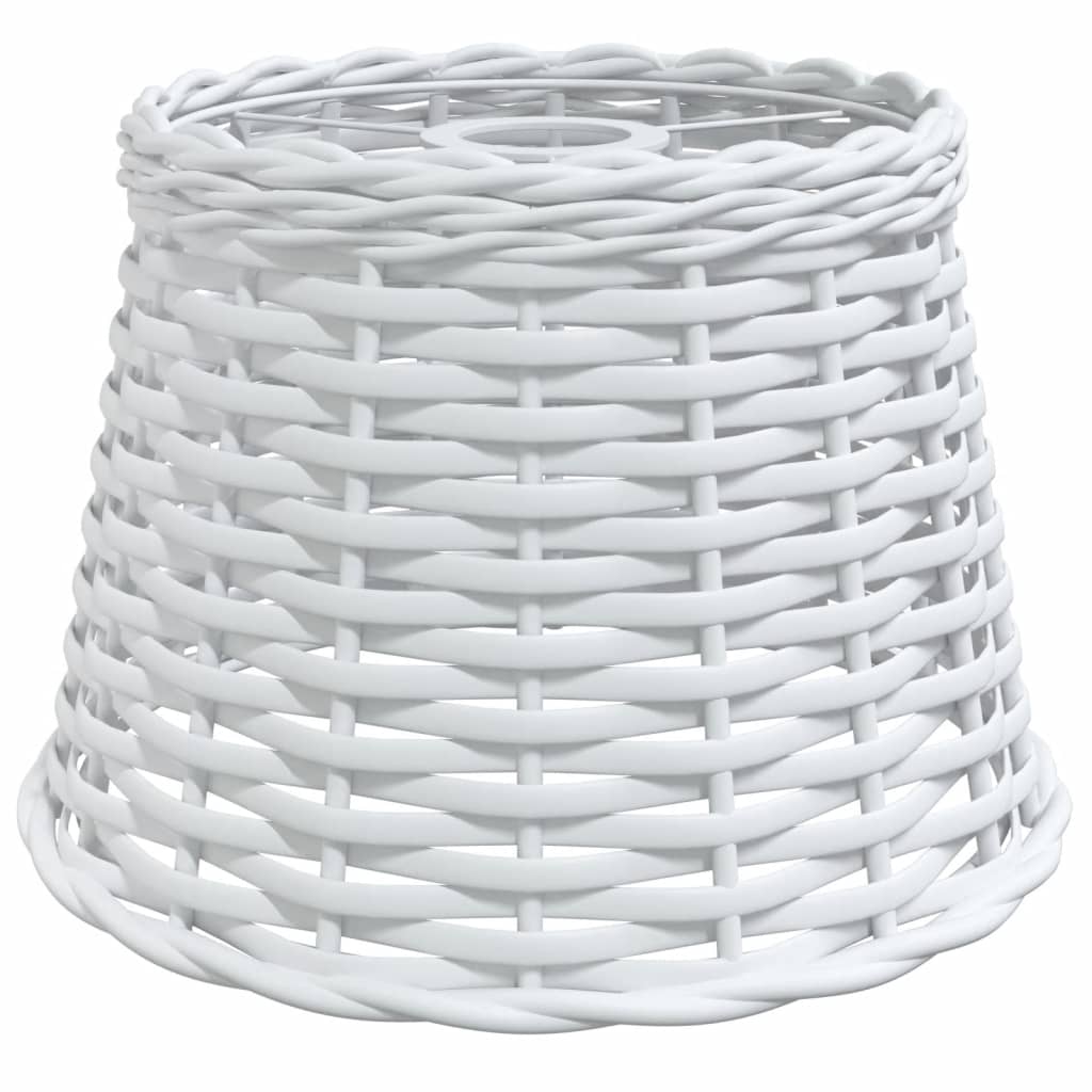 Paralume da Soffitto Bianco Ã˜25x17 cm in Vimini