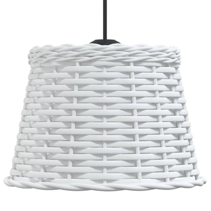 Paralume da Soffitto Bianco Ã˜25x17 cm in Vimini