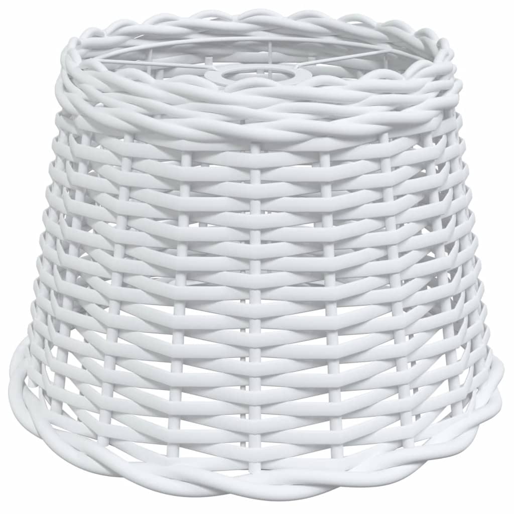 Paralume da Soffitto Bianco Ã˜30x20 cm in Vimini