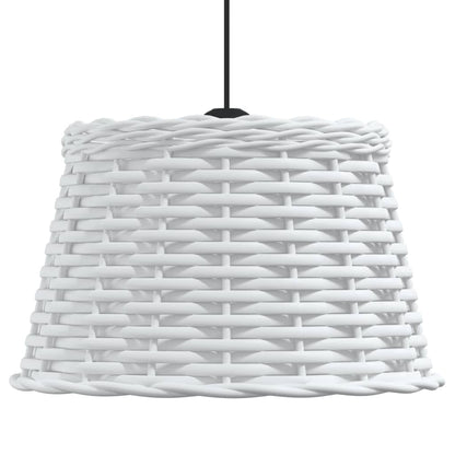 Paralume da Soffitto Bianco Ã˜38x23 cm in Vimini