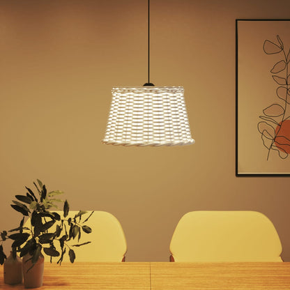 Paralume da Soffitto Bianco ÃƒËœ45x28 cm in Vimini