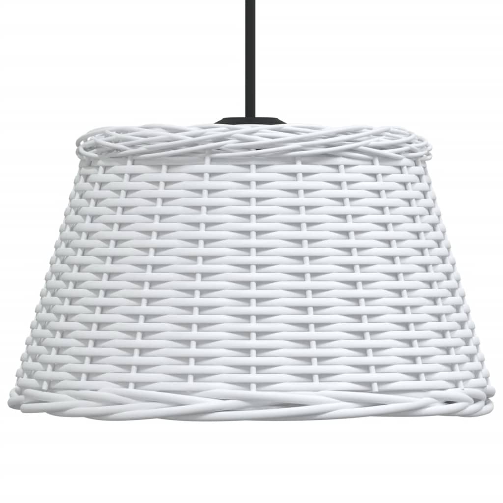 Paralume da Soffitto Bianco Ã˜50x30 cm in Vimini