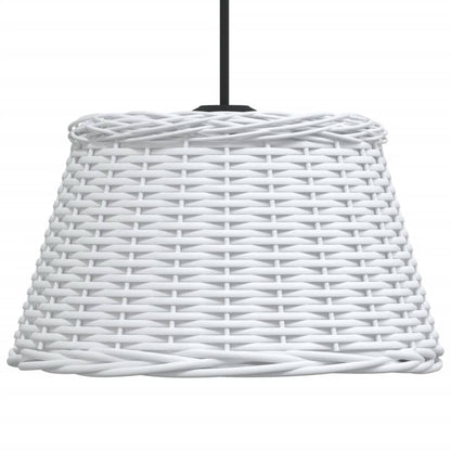 Paralume da Soffitto Bianco Ã˜50x30 cm in Vimini