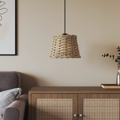 Paralume da Soffitto Marrone Ã˜20x15 cm in Vimini