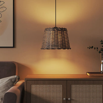 Paralume da Soffitto Marrone ÃƒËœ30x20 cm in Vimini