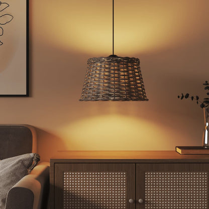 Paralume da Soffitto Marrone Ã˜38x23 cm in Vimini