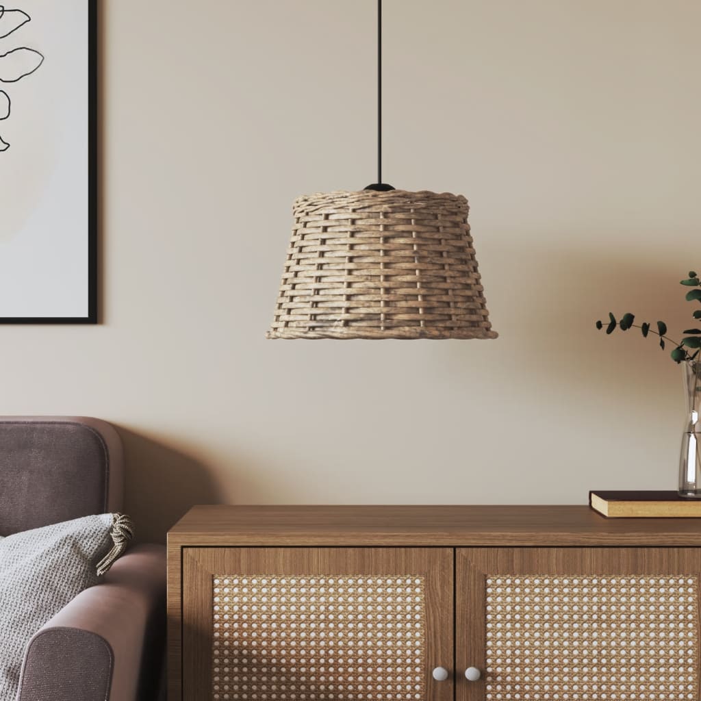 Paralume da Soffitto Marrone Ã˜38x23 cm in Vimini