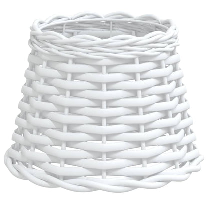 Paralume Bianco Ã˜20x15 cm in Vimini