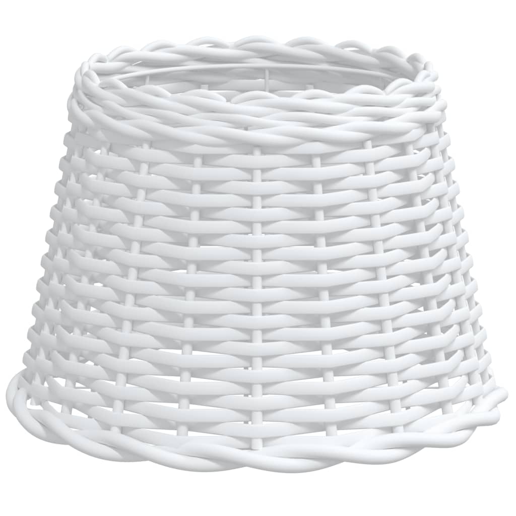 Paralume Bianco Ã˜30x20 cm in Vimini