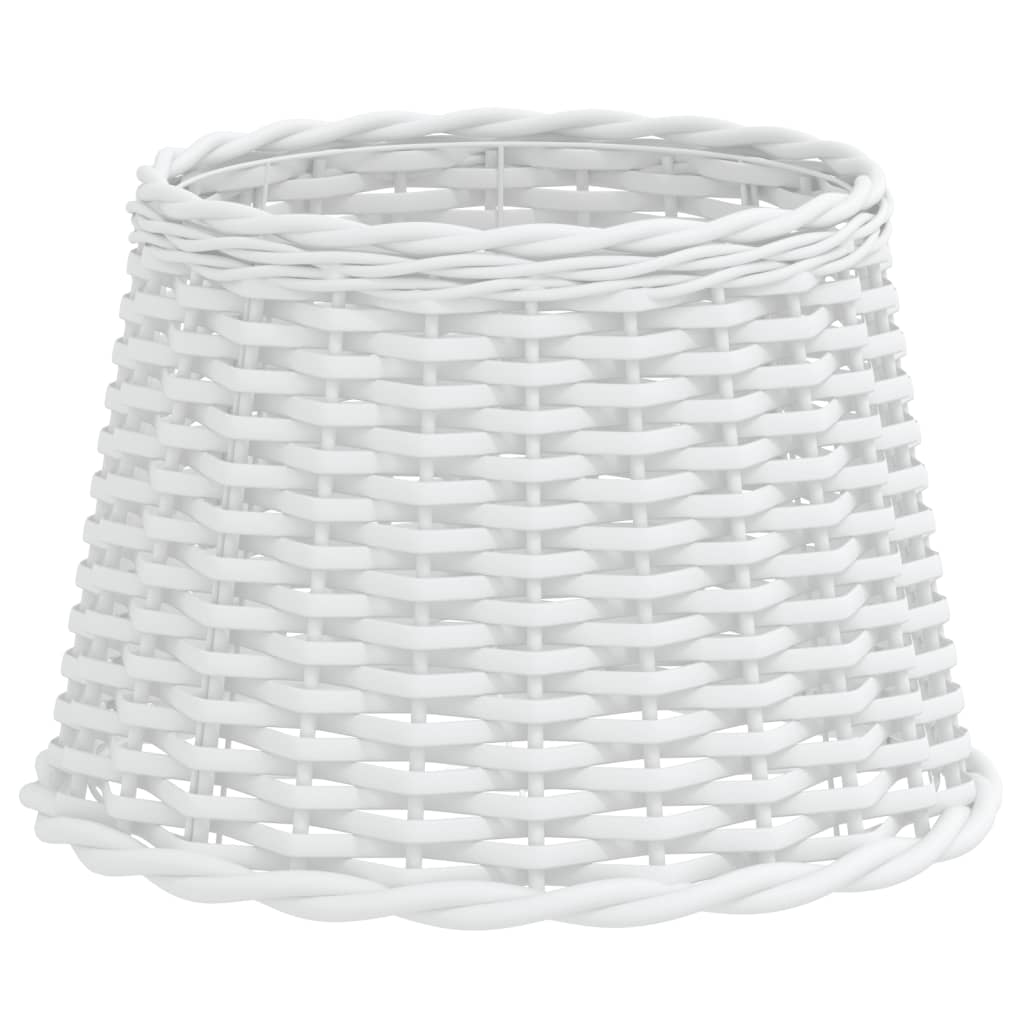 Paralume Bianco Ã˜40x26 cm in Vimini