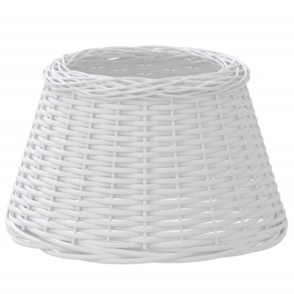 Paralume Bianco Ã˜50x30 cm in Vimini