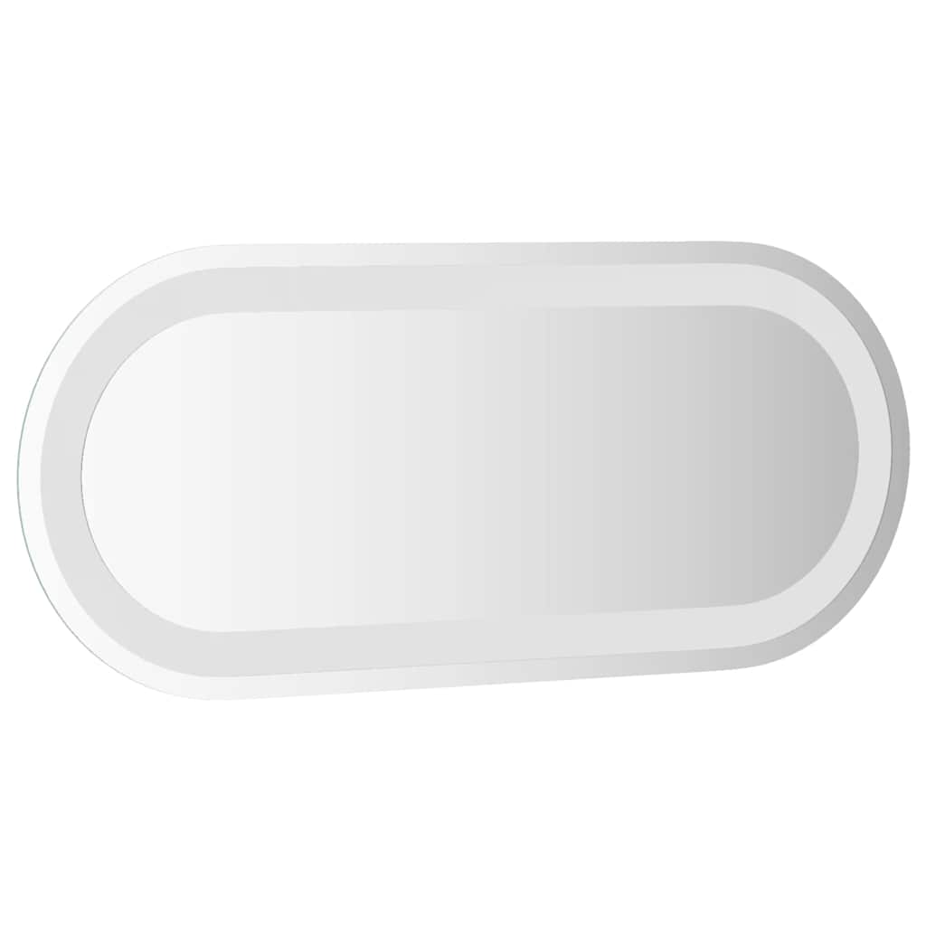 Specchio da Bagno LED 60x25 cm Ovale