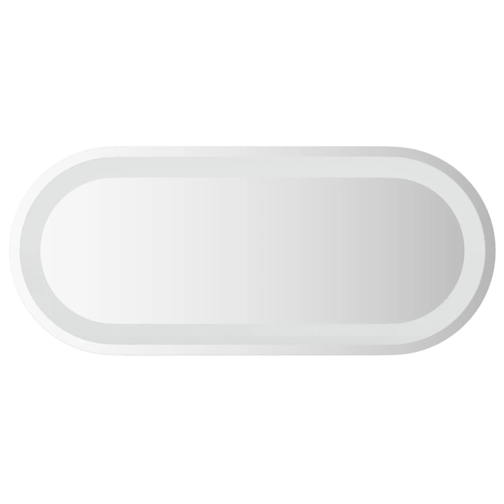 Specchio da Bagno LED 70x30 cm Ovale