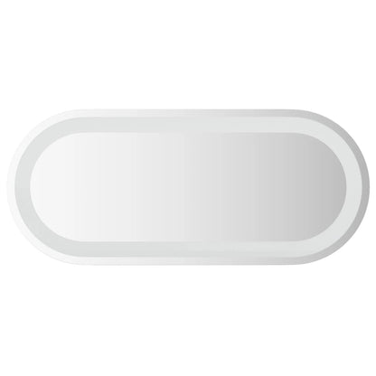 Specchio da Bagno LED 70x30 cm Ovale