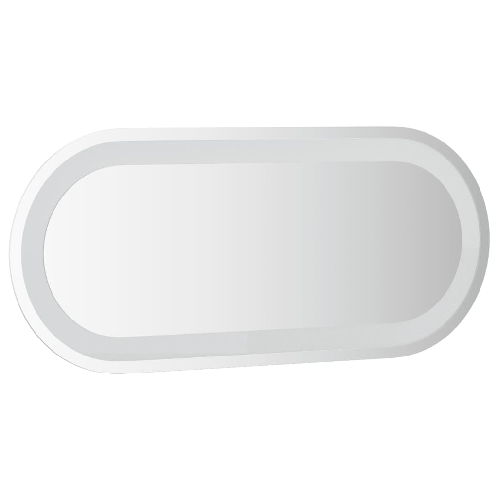 Specchio da Bagno LED 70x30 cm Ovale