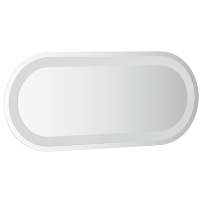 Specchio da Bagno LED 70x30 cm Ovale