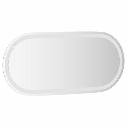 Specchio da Bagno LED 80x35 cm Ovale