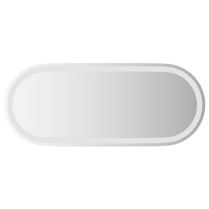 Specchio da Bagno LED 90x40 cm Ovale
