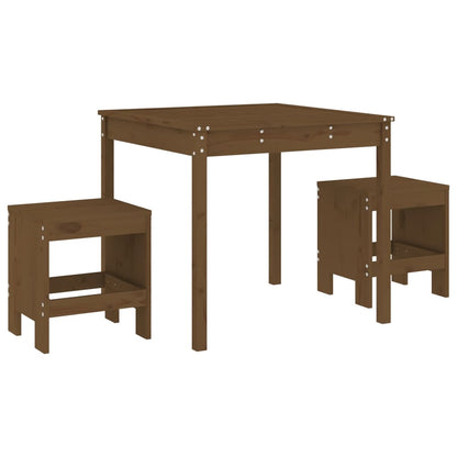 Set da Bistrot da Giardino 3 pz ambra in Legno Massello di Pino