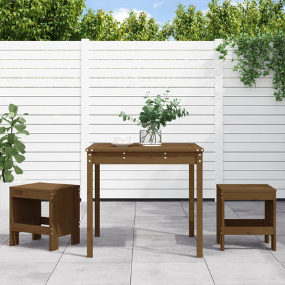 Set da Bistrot da Giardino 3 pz ambra in Legno Massello di Pino