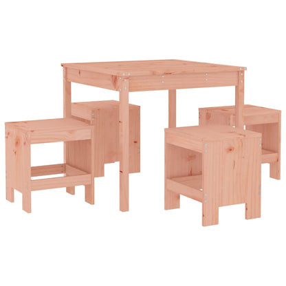 Set da Pranzo per Giardino 5 pz in Legno Massello di Douglas