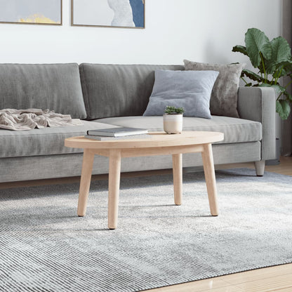 Piano del tavolo 80x40x2,5 cm in legno massello di pino ovale