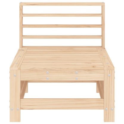 Divano Centrale da Giardino in Legno Massello di Pino