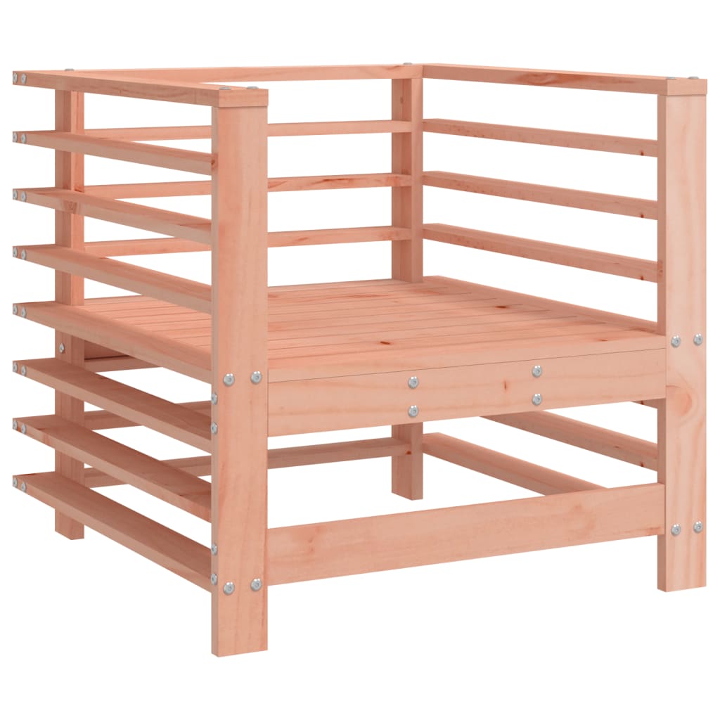 Sedie da Giardino 2 pz in Legno Massello di Douglas