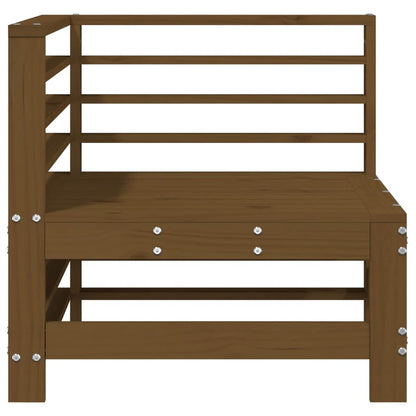 Divani Angolari da Giardino 2pz Ambra in Legno Massello di Pino