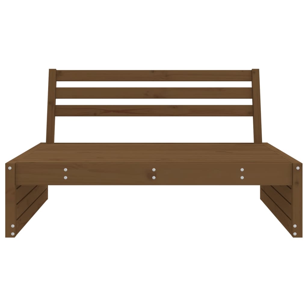 Divano Centrale Giardino Ambra 120x80 cm Legno Massello Pino