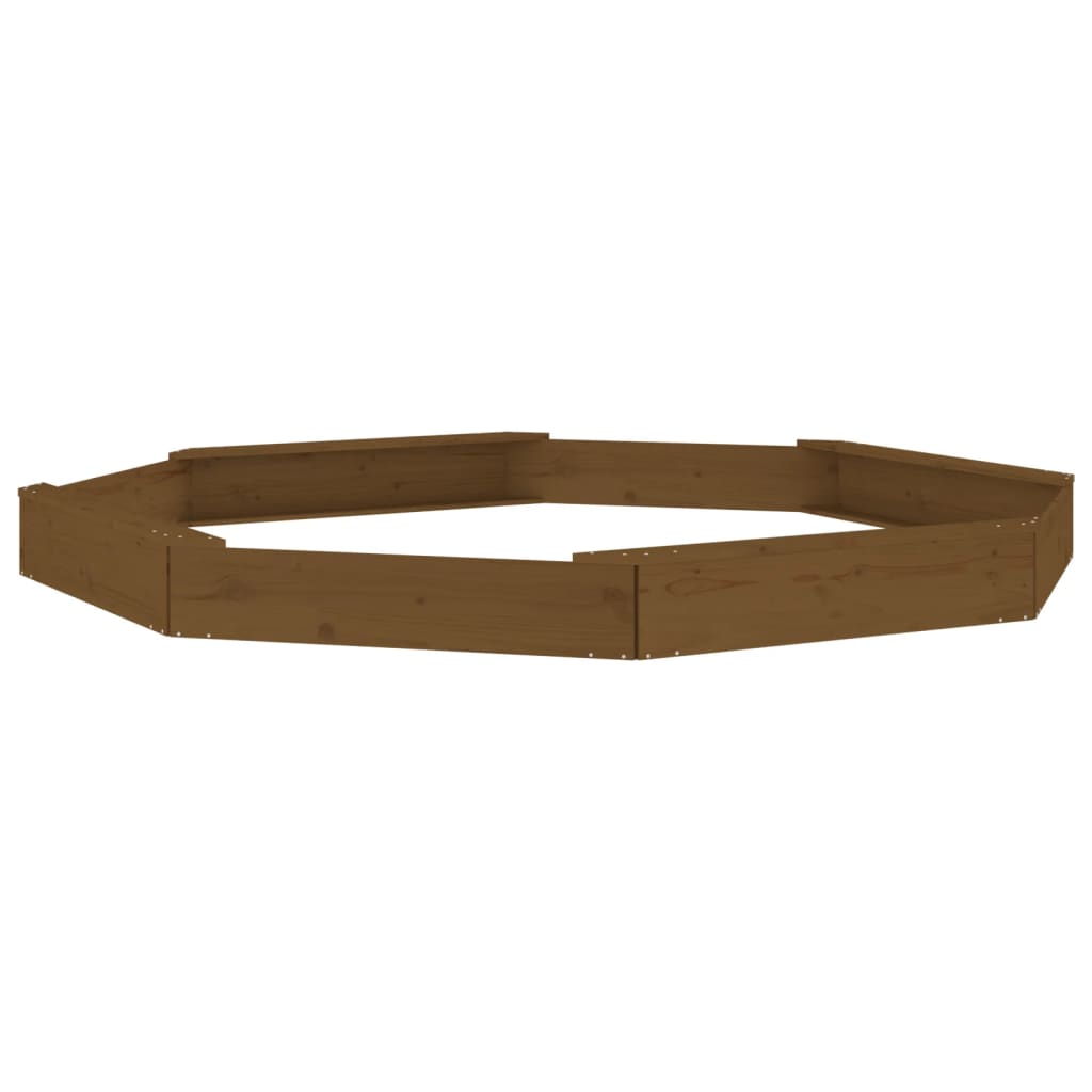 Sabbiera con Sedute Ambra Ottagonale in Legno Massello di Pino