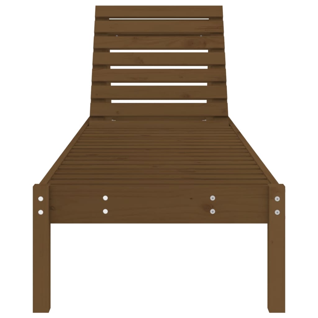 Lettini Prendisole 2pz Ambra 199,5x60x74 cm Legno Massello Pino