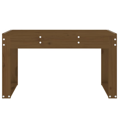 Panca da Giardino Ambra 80x38x45 cm Legno Massello di Pino