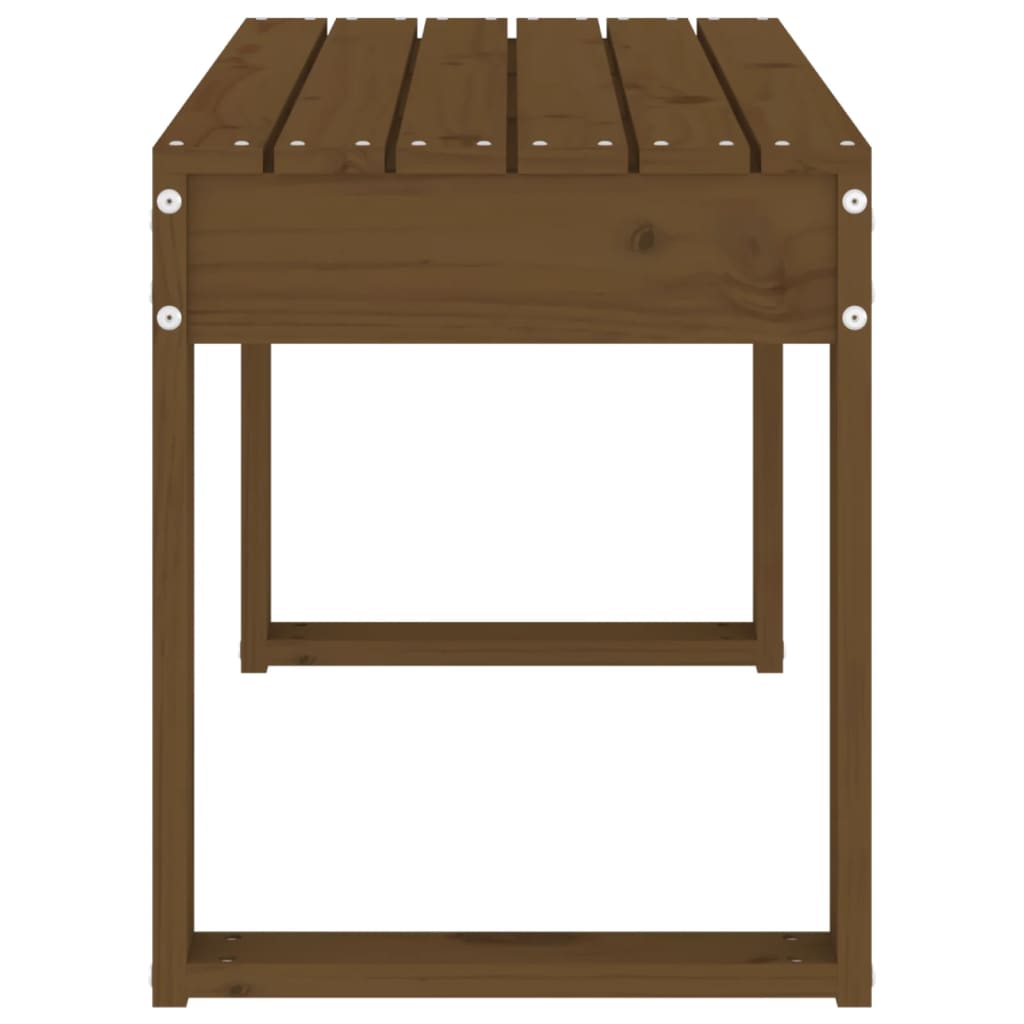 Panca da Giardino Ambra 80x38x45 cm Legno Massello di Pino