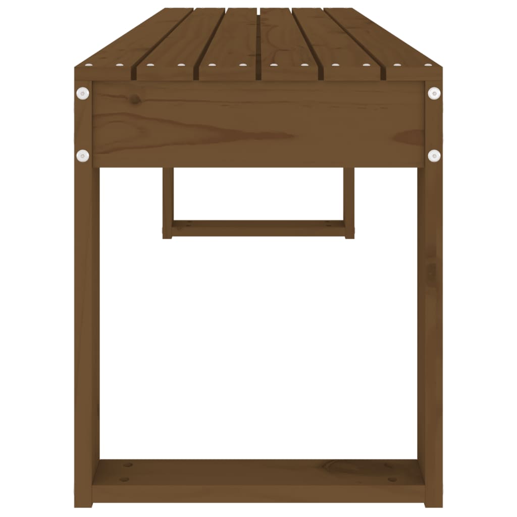 Panca da Giardino Ambra 110x38x45 cm Legno Massello di Pino