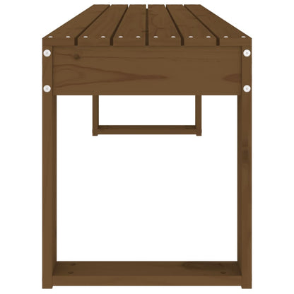 Panca da Giardino Ambra 110x38x45 cm Legno Massello di Pino