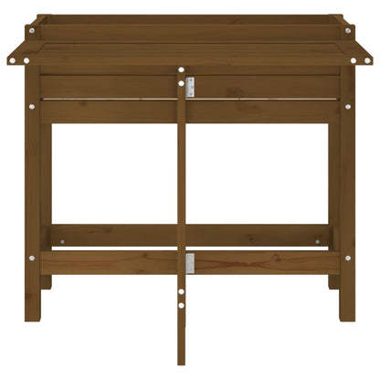 Fioriera da Giardino Piano Pieghevole Ambra Legno Massello Pino