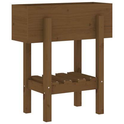 Fioriera da Giardino Ambra 62x30x69 cm Legno Massello di Pino