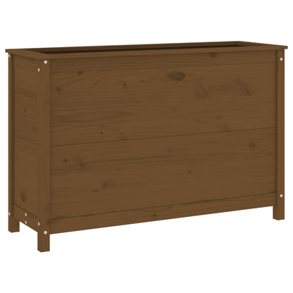 Fioriera Rialzata da Giardino Ambra 119,5x40x78cm Massello Pino