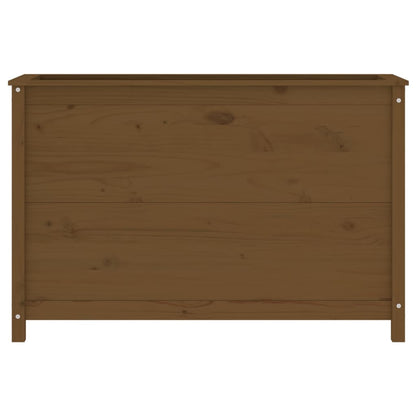 Fioriera Rialzata da Giardino Ambra 119,5x40x78cm Massello Pino