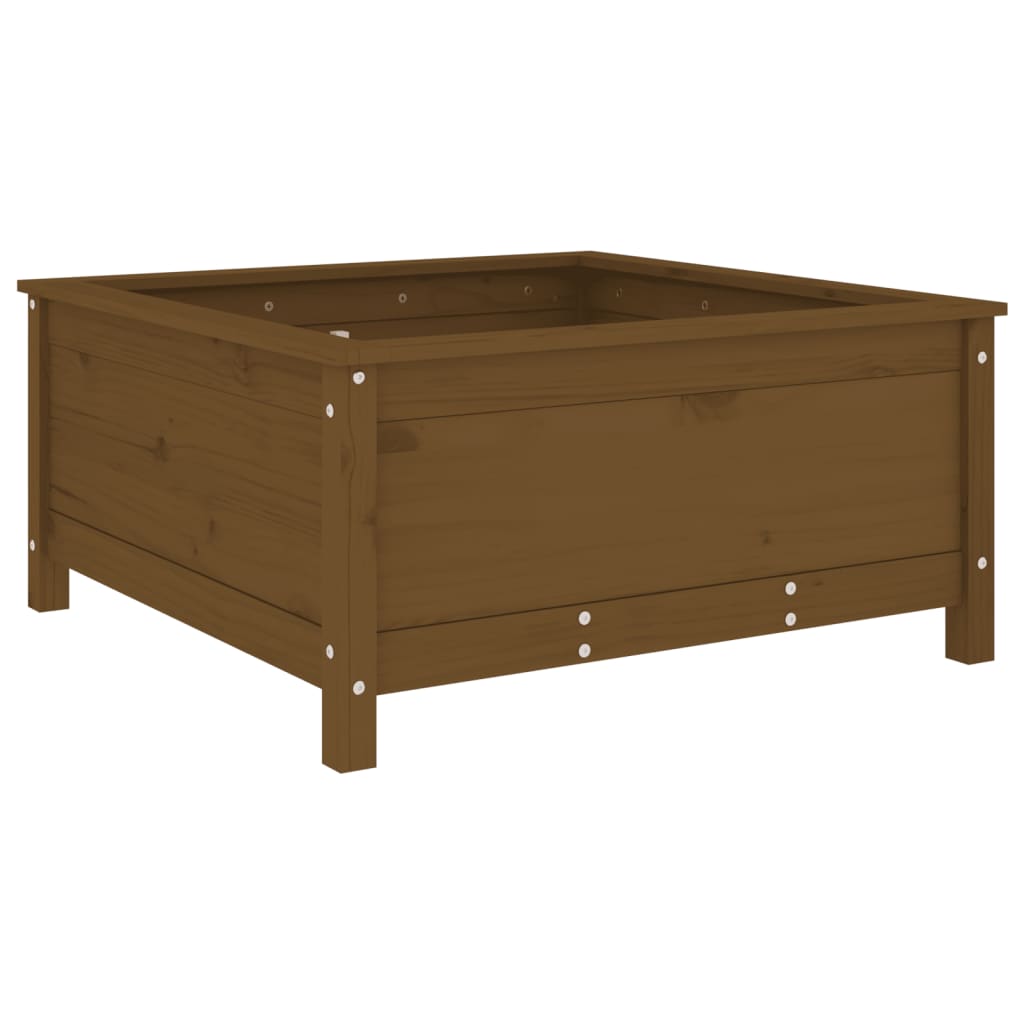Fioriera da Giardino Ambra 82,5x82,5x39 cm Legno Massello Pino