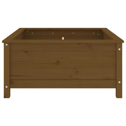 Fioriera da Giardino Ambra 82,5x82,5x39 cm Legno Massello Pino