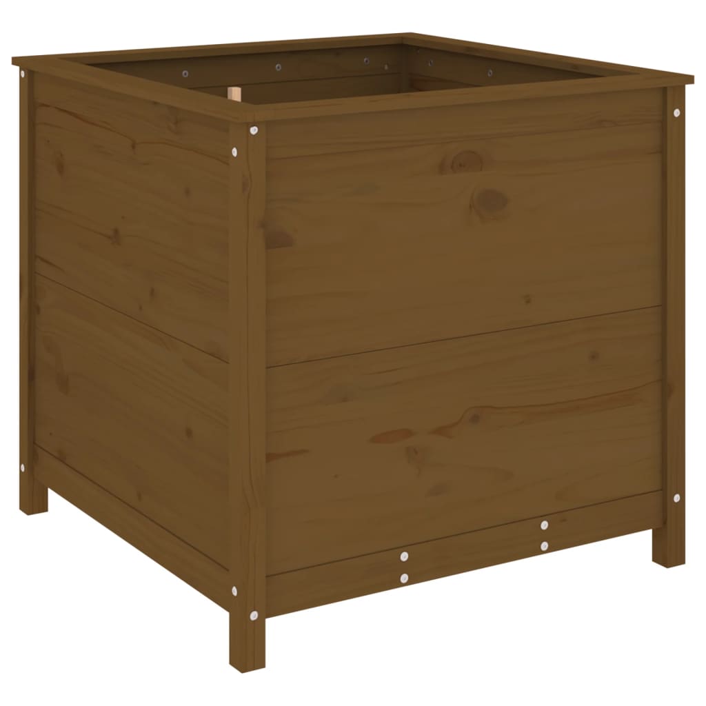 Fioriera da Giardino Ambra 82,5x82,5x78 cm Legno Massello Pino