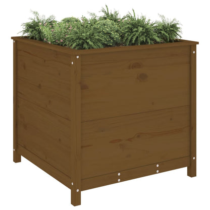 Fioriera da Giardino Ambra 82,5x82,5x78 cm Legno Massello Pino